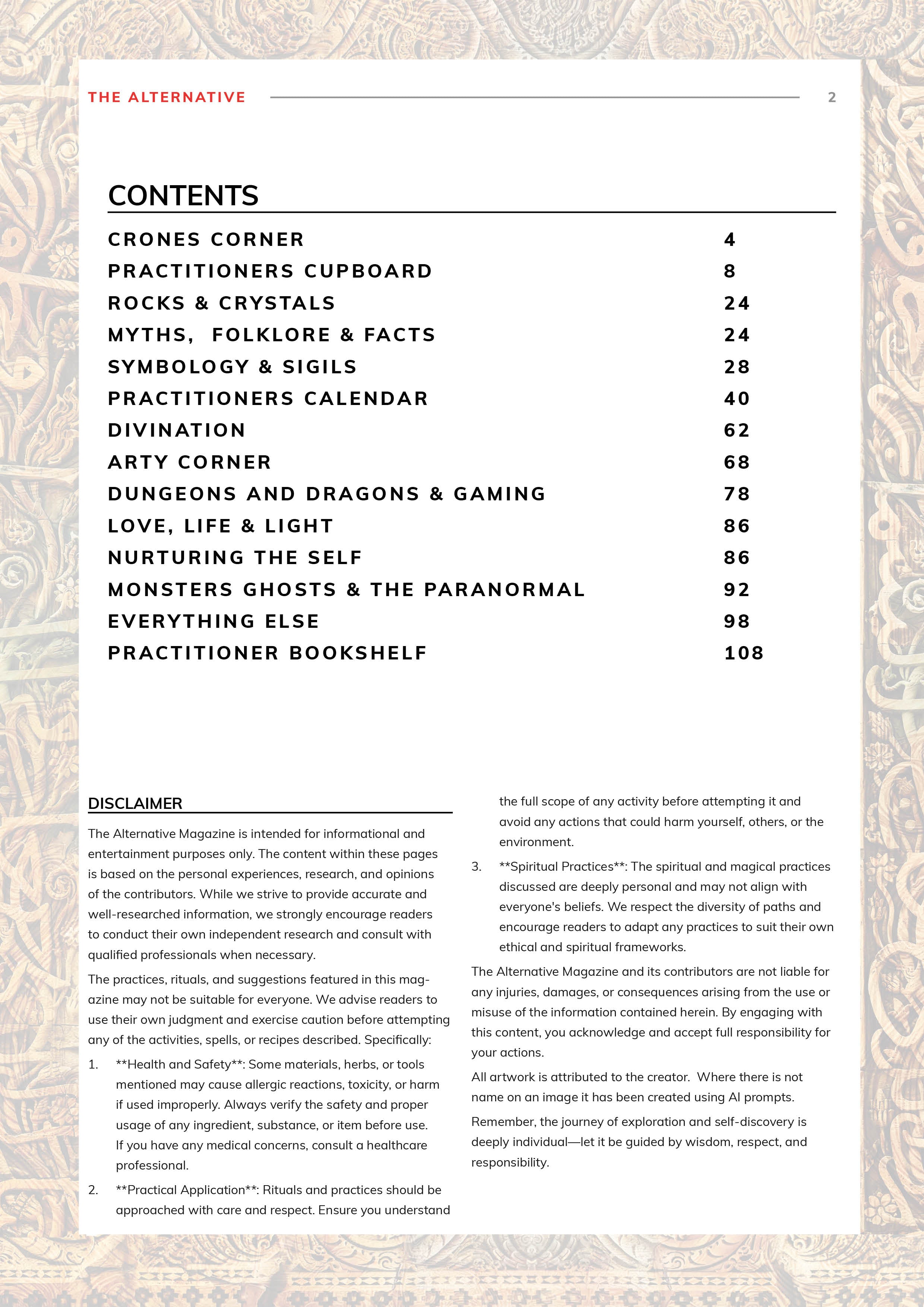 The Alternative Magazine Issue 2 (Printed A4 Edition)