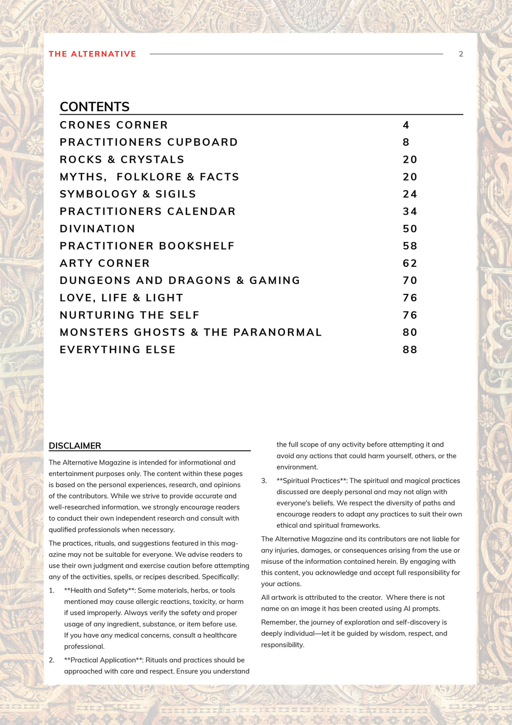 The Alternative Magazine Issue 3 (Printed A4 Edition)