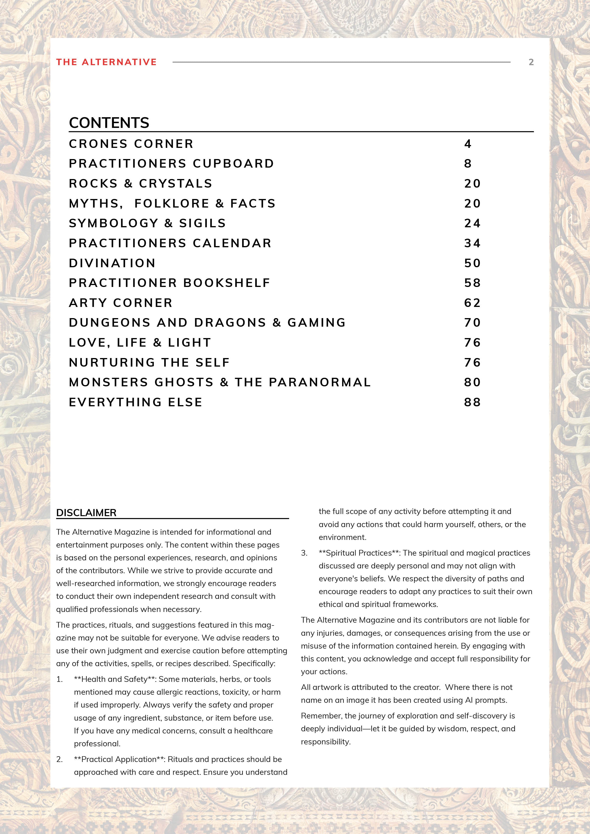 The Alternative Magazine Issue 3 (Printed A4 Edition)